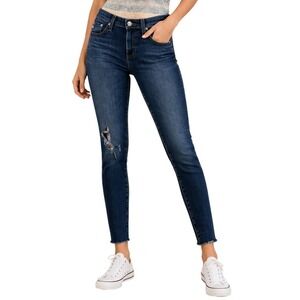 AG Adriano Goldschmied The Legging Jeans Women 26R Blue Distressed Super Skinny